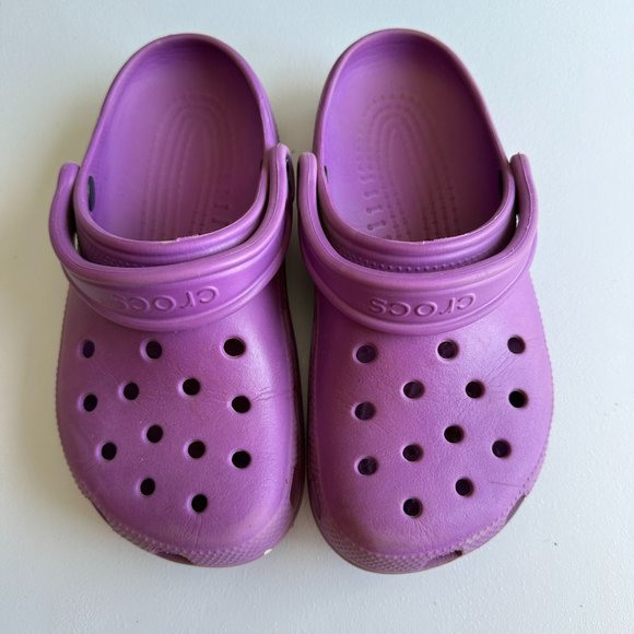 CROCS Shoes - 🧡 3/$15 Purple Crocs size 4/6